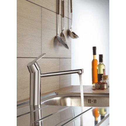 Baterie bucatarie Grohe Get, crom