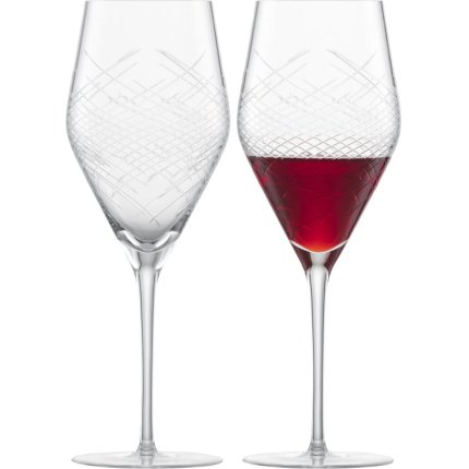 Set 2 pahare vin rosu Zwiesel Glas Bar Premium No.2 Bordeaux, design Charles Schumann, handmade, 481ml