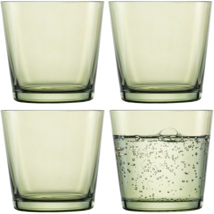 Set 4 pahare apa Zwiesel Glas Together 367ml, olive