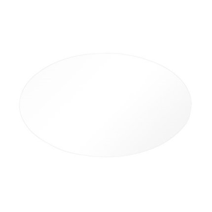 Masa ovala Kartell Glossy design Antonio Citterio & Oliver Low, 120x194cm, alb