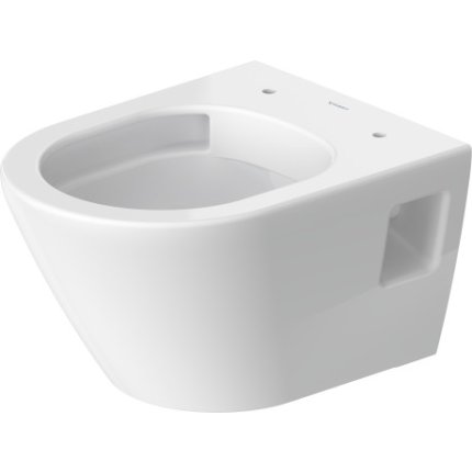 Set vas wc suspendat Duravit D-Neo Compact Rimless si capac cu inchidere lenta