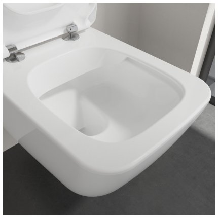 Set vas WC suspendat Villeroy & Boch Venticello DirectFlush cu capac slim inchidere lenta