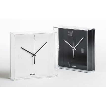 Ceas Kartell Tic&Tac design Philippe Starck & Eugeni Quitllet, 30x30cm, negru