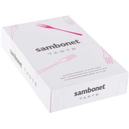 Set furculite desert Sambonet Taste Gift Pack, 6 piese, inox