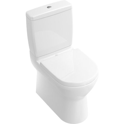 Set vas WC Villeroy & Boch O.Novo back-to-wall cu rezervor si capac inchidere lenta