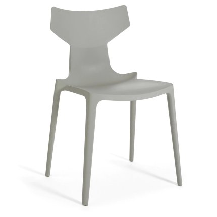 Set 2 scaune Kartell Re-Chair design Antonio Citterio, gri