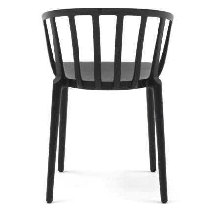 Set 2 scaune Kartell Venice design Philippe Starck negru mat