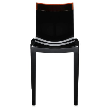 Scaun Kartell HI-CUT design Philippe Stark & Eugeni Quittlet, negru-orange