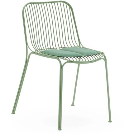 Perna pentru scaun exterior Kartell Hiray design Ludovica & Roberto Palomba, verde salvie