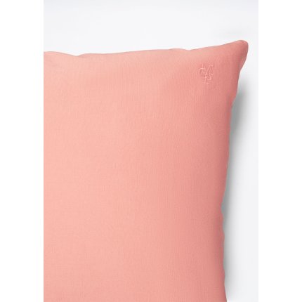 Fata de perna Marc O`Polo Washed Linen 40x40cm, roz coral