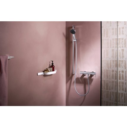 Baterie dus Hansgrohe Tecturis S, crom
