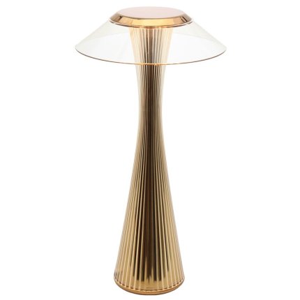 Veioza Kartell Space design Adam Tihany, LED, 15x30cm, auriu metalizat