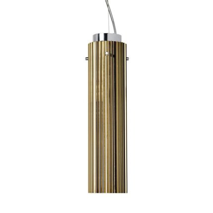 Suspensie Kartell by Laufen Rifly design Ludovica & Roberto Palomba, LED 10W, h30cm, auriu metalizat