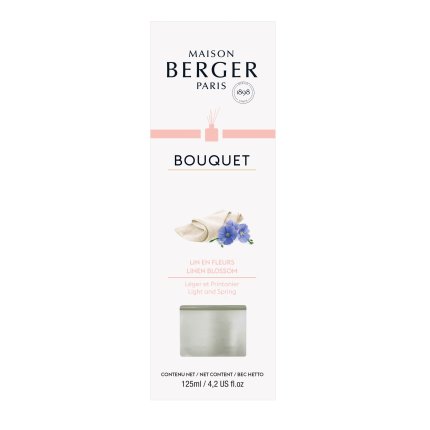 Difuzor parfum camera Berger Bouquet Parfume Cube Lin en Fleurs 125ml