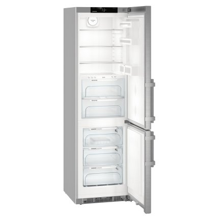 Combina frigorifica Liebherr Comfort CBNef 4835 BioFresh, NoFrost, 351 litri, clasa D, Silver