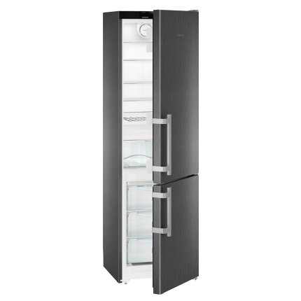 Combina frigorifica Liebherr Comfort CNbs 4015 NoFrost, 365 litri, clasa E, BlackSteel