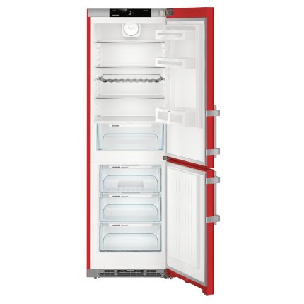 Combina frigorifica Liebherr Comfort CNfr 4335 NoFrost, 325 litri, clasa D, Rosu