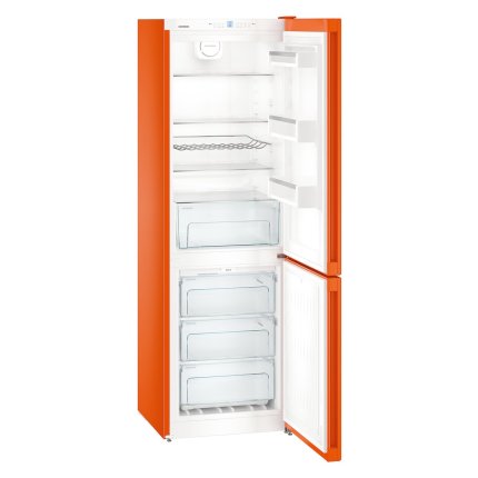 Combina frigorifica Liebherr Comfort CNno 4313 NoFrost, 310 litri, clasa E, NeonOrange