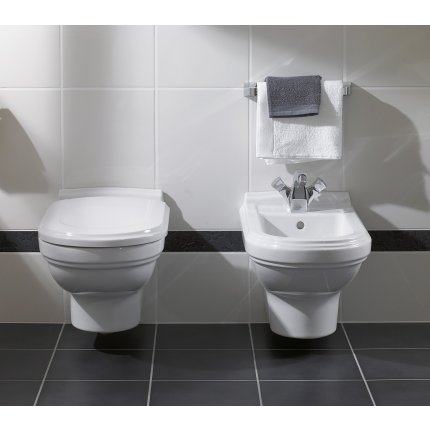 Vas WC suspendat Villeroy & Boch Hommage 60x37cm, CeramicPlus, Alb Alpin