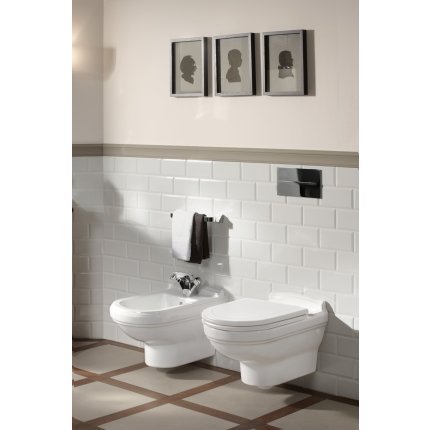 Vas WC suspendat Villeroy & Boch Hommage 60x37cm, CeramicPlus, Alb Alpin