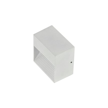 Aplica de exterior Ideal Lux Down AP1, 1x28W, 8.5x8.5cm, alb