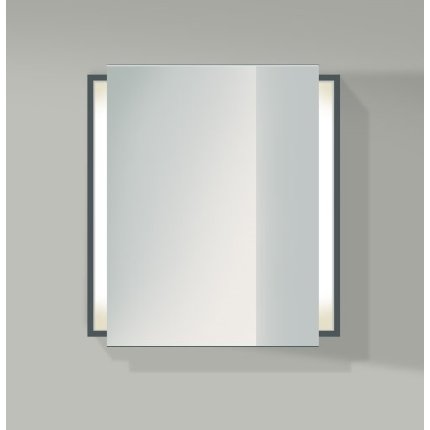 Dulap cu oglinda si iluminare Duravit Ketho 65x75cm, deschidere stanga, grafit mat