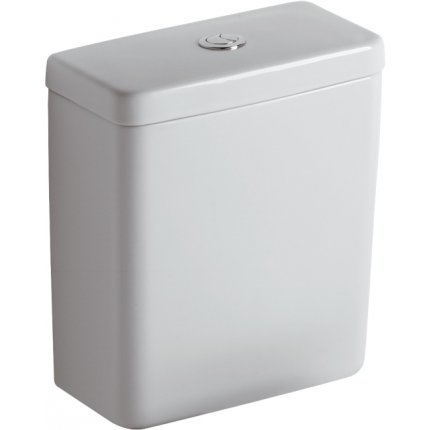 Rezervor Ideal Standard pentru vas wc pe pardoseala Connect Cube, alimentare la baza, alb