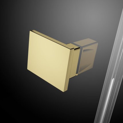 Usa de dus Radaway Essenza Pro KDD Gold 90cm, orientare stanga, auriu lucios