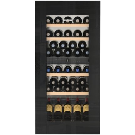 Vitrina de vinuri incorporabila Liebherr Vinidor EWTgb 2383, 51 sticle, Super Silent, usa sticla, clasa G, negru