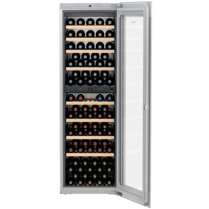 Vitrina de vinuri incorporabila Liebherr Vinidor EWTgw 3583, 83 sticle, Super Silent, usa sticla, clasa G, alb