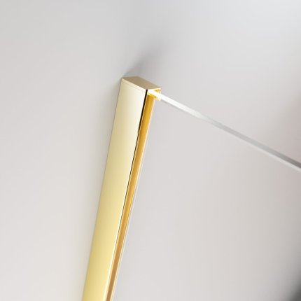 Paravan cada cu element culisant Radaway Furo SL PND II Gold 100cm, orientare stanga, auriu lucios