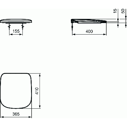 Capac WC Ideal Standard Esedra compact