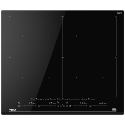Plita inductie incorporabila Teka IZF 68700, 60cm, 7 zone, FLEX DirectSense, Cristal negru