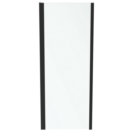 Perete fix Ideal Standard Connect 2 80cm, sticla 6mm tratata IdealClean, profil negru mat