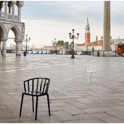 Scaun Kartell Venice design Philippe Starck gri