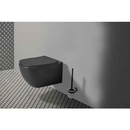 Vas WC suspendat Ideal Standard Tesi AquaBlade, negru mat