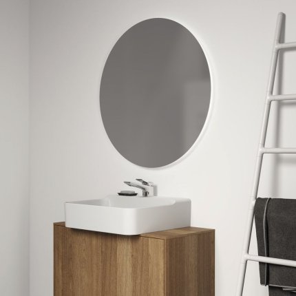 Oglinda rotunda Ideal Standard Conca 80cm, cu iluminare LED ambientala