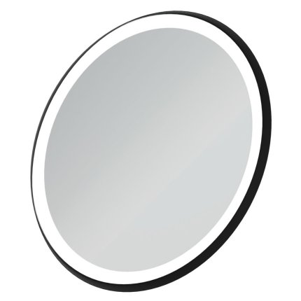 Oglinda rotunda Ideal Standard Conca 65cm, rama metalica si iluminare LED