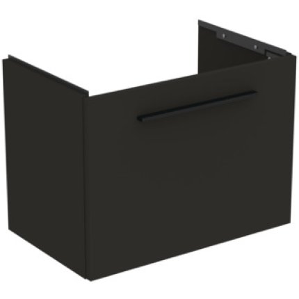 Dulap baza suspendat Ideal Standard i.life S cu un sertar, 60cm, gri carbon mat