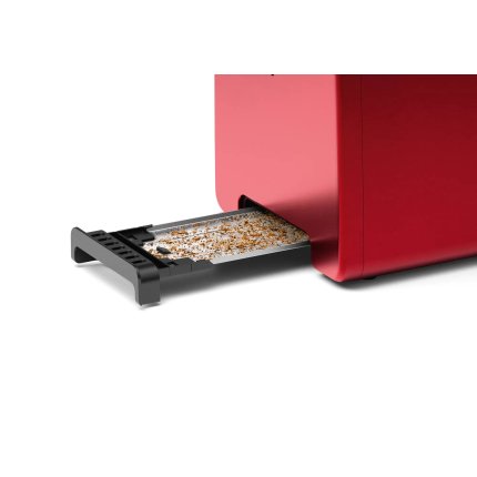 Prajitor de paine Bosch TAT3P424 DesignLine, 2 felii, rosu