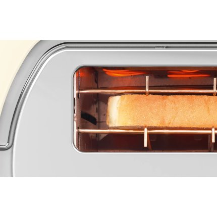 Prajitor de paine Bosch TAT7407, compact, 2 felii, bej