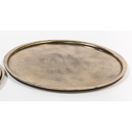 Tava Deko Senso Round 38cm, aluminiu, auriu antichizat