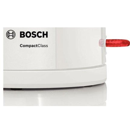 Fierbator Bosch TWK3A011 CompactClass 1.7 litri, rotire 360 grade, alb
