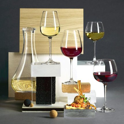 Set 4 pahare vin alb Villeroy & Boch Purismo Wine Goblet 218mm, 0,40 litri