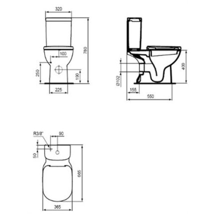 Vas WC Ideal Standard Tempo