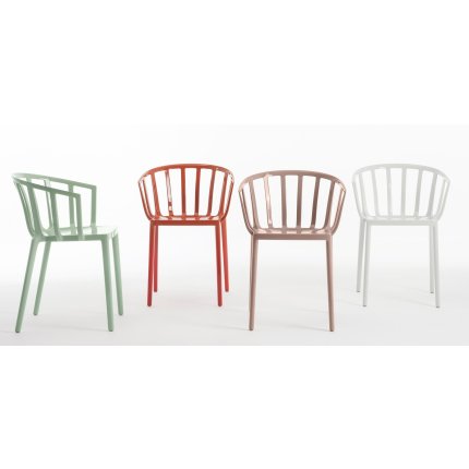 Set 2 scaune Kartell Venice design Philippe Starck negru