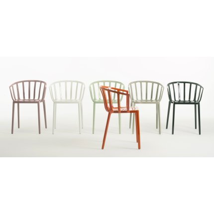 Set 2 scaune Kartell Venice design Philippe Starck negru