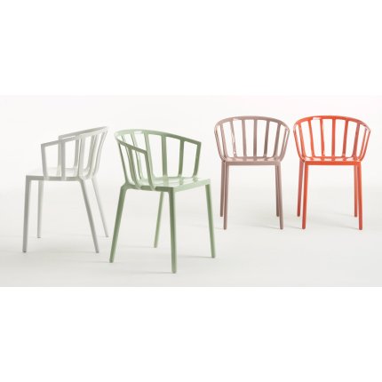 Set 2 scaune Kartell Venice design Philippe Starck verde salvie