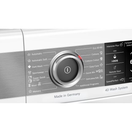 Masina de spalat rufe Bosch WAX32EH0BY HomeProfessional, 10kg, 1600 rpm, i-DOS, Home Connect, clasa C, alb