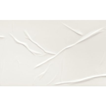 Faianta Diesel living Wrinkle Foil 75x25cm, 12mm, white glossy